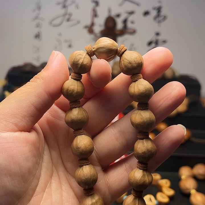 手串橄榄核橄榄核手串，微瑕