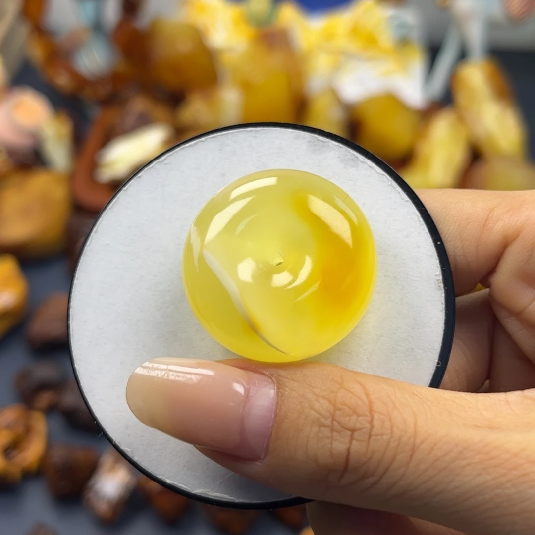 定制琥珀未镶嵌蜜蜡定制