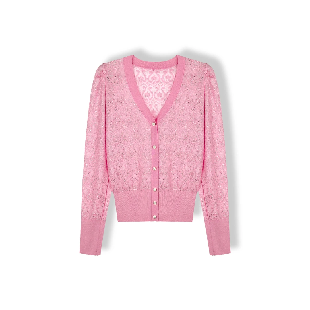 时尚洋气春季女士长裙连衣裙少女风薄款外搭常规V领3366