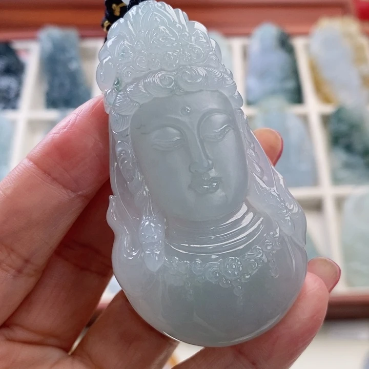 颈饰未镶嵌翡翠纶*翡翠