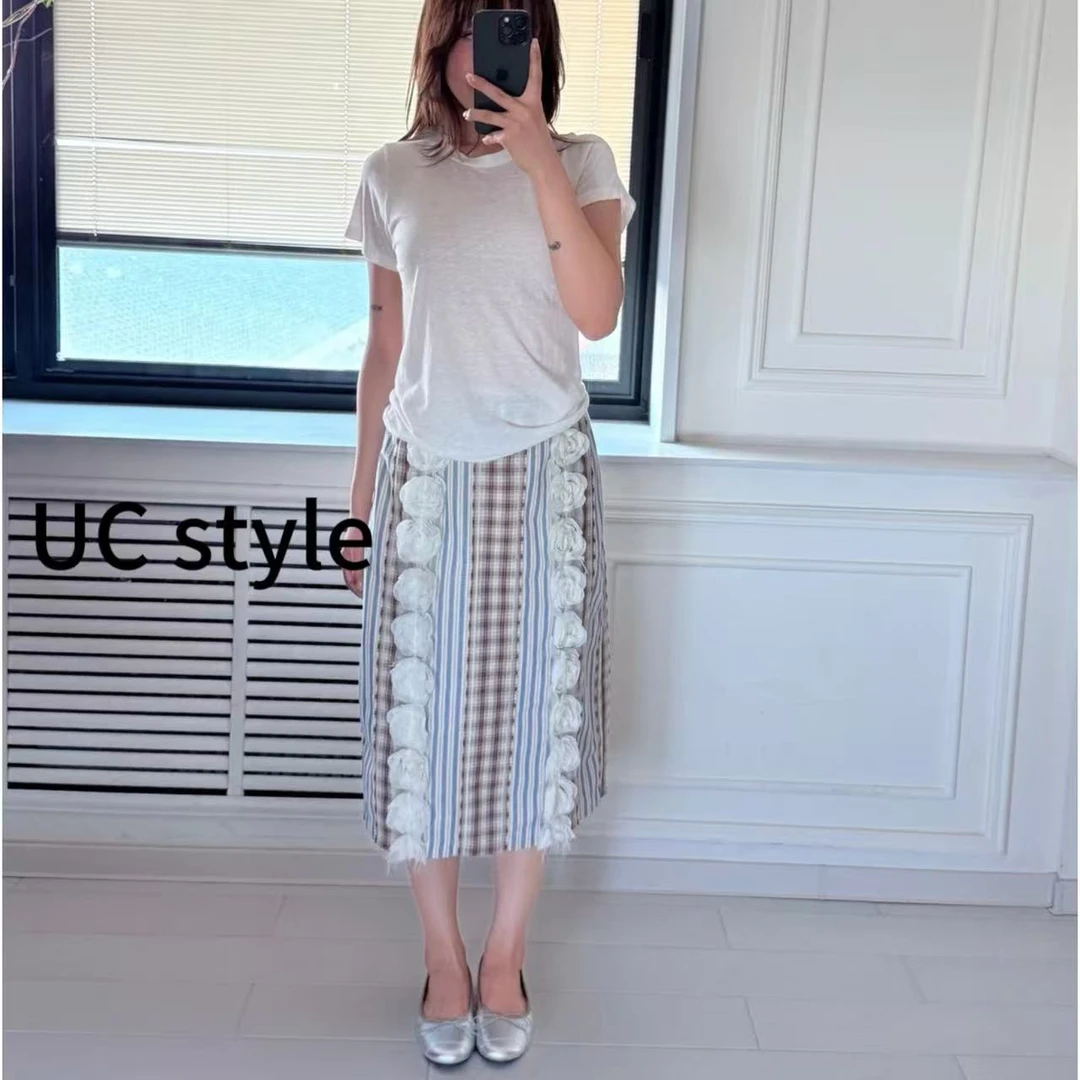 【UC STYLE】A8484波西米亚半身裙主播穿S码