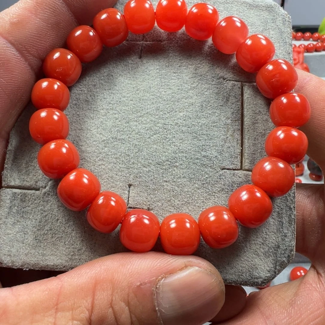 南红玛瑙未镶嵌单圈老型10