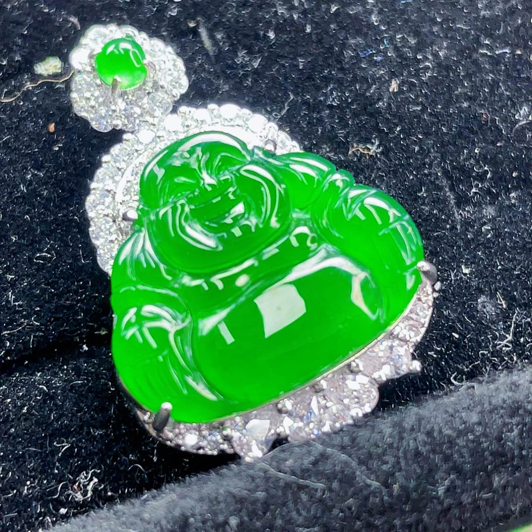 翡翠未镶嵌颈饰630