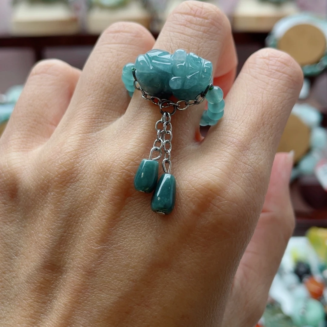 翡翠未镶嵌戒指戒圈