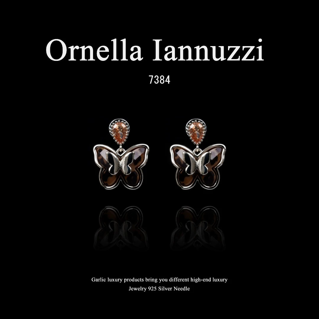 镀K金  Ornella Iannuzzi耳饰~7384