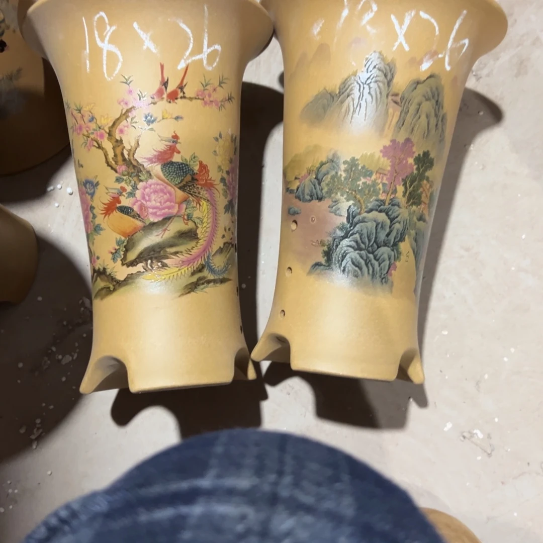 宜兴川阁紫砂花盆