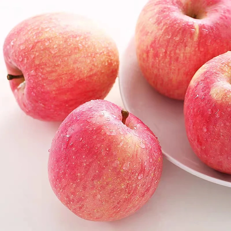 阜平高山苹果富士苹果5-10斤装河北省
