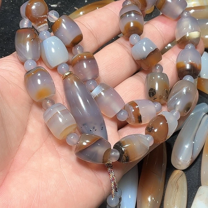 玛瑙/玉髓未镶嵌吊坠(不含链)