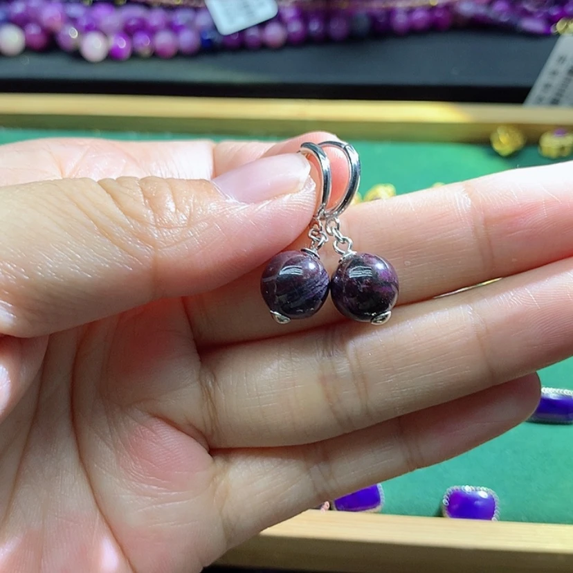 【闪购商品】银S925镶嵌苏纪石（舒俱来）耳扣奇*