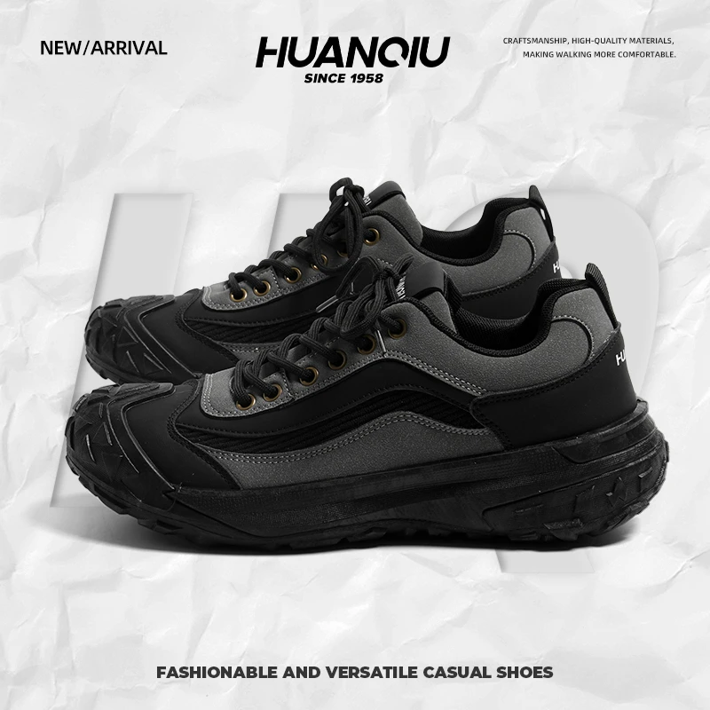 环球厚底老爹鞋子男款秋季新款潮增高男鞋轻便复古百搭休闲运动鞋