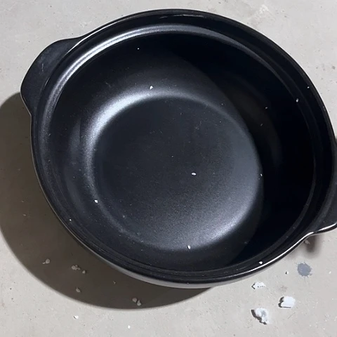 微瑕，明火，口径30厘米，高度10变形无盖，4.5L