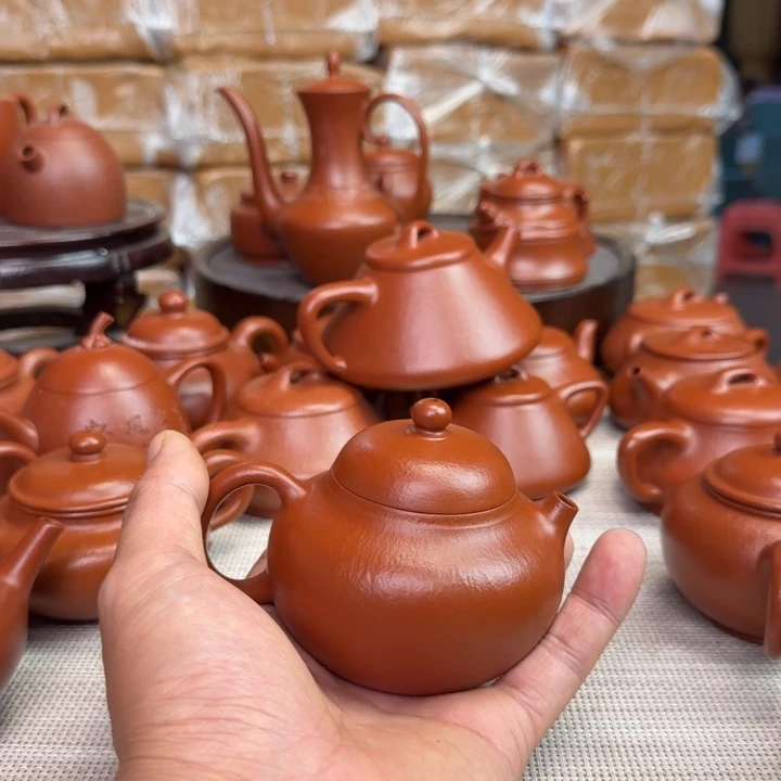 风***️紫砂壶全手工制作文蛋