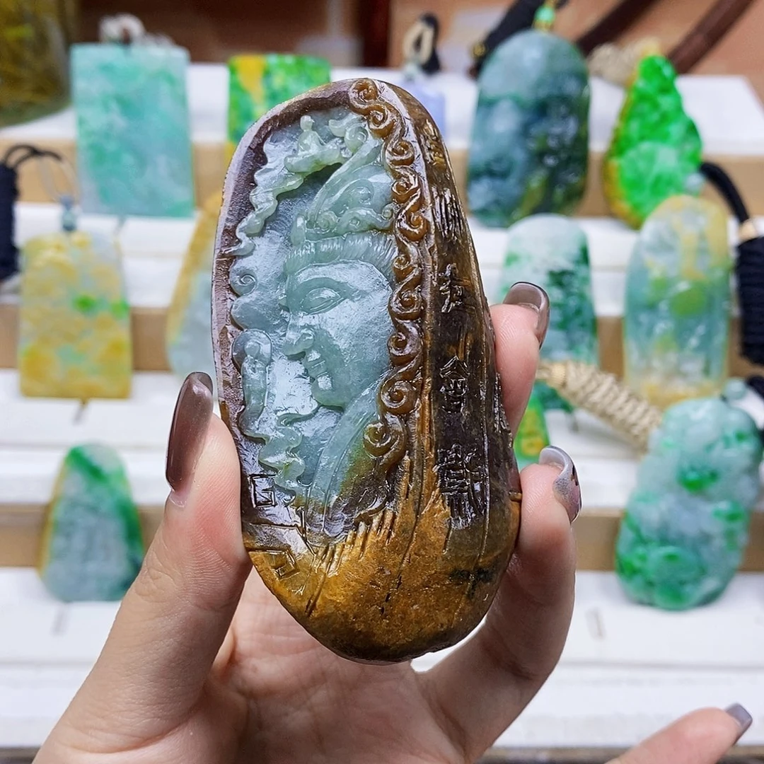 定制翡翠未镶嵌天然翡翠A货