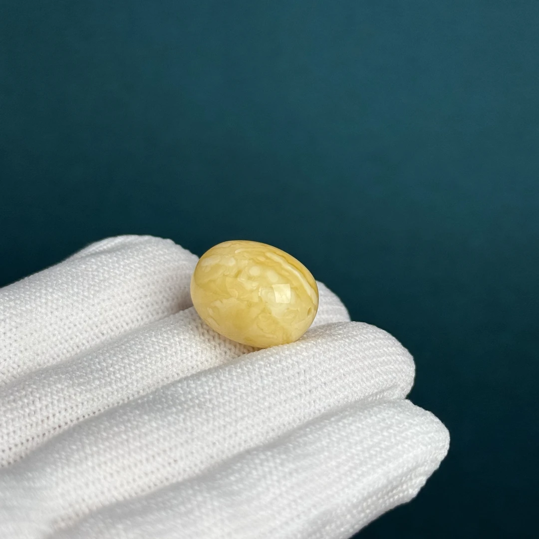 M1877天然原矿蜜蜡妖花枣珠 13.8*18mm一物一图 支持鉴定