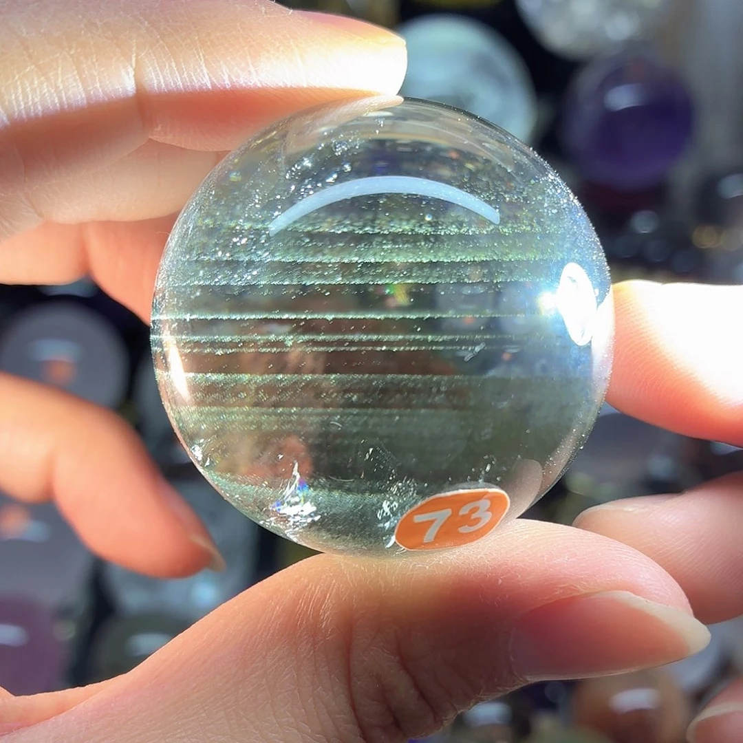 未镶嵌水晶珠宝半成品绿幽灵千层42