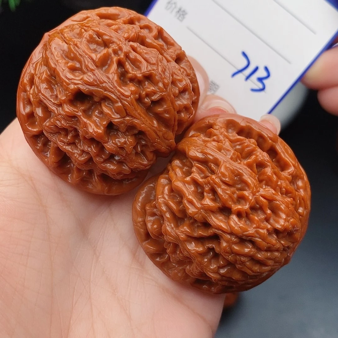 把件文玩核桃45水龙纹713