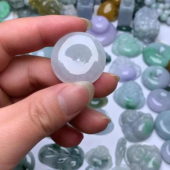 翡翠未镶嵌颈饰天然翡翠