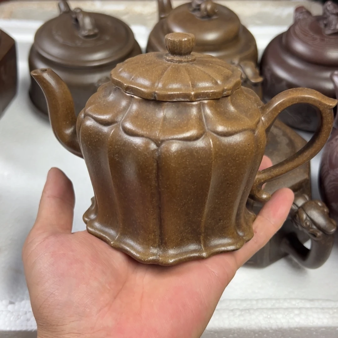 茶壶紫砂宜兴原矿紫砂壶350毫升容量