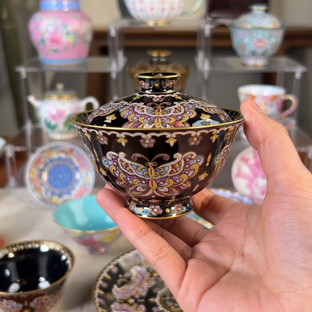 纯手工手绘 高端茶器