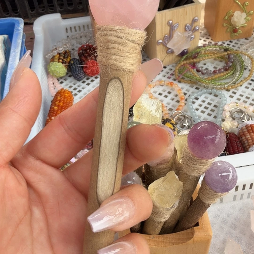 烟晶手链未镶嵌粉水