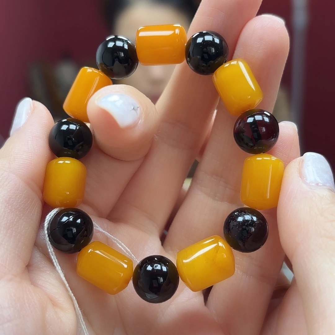 未镶嵌琥珀手链手串