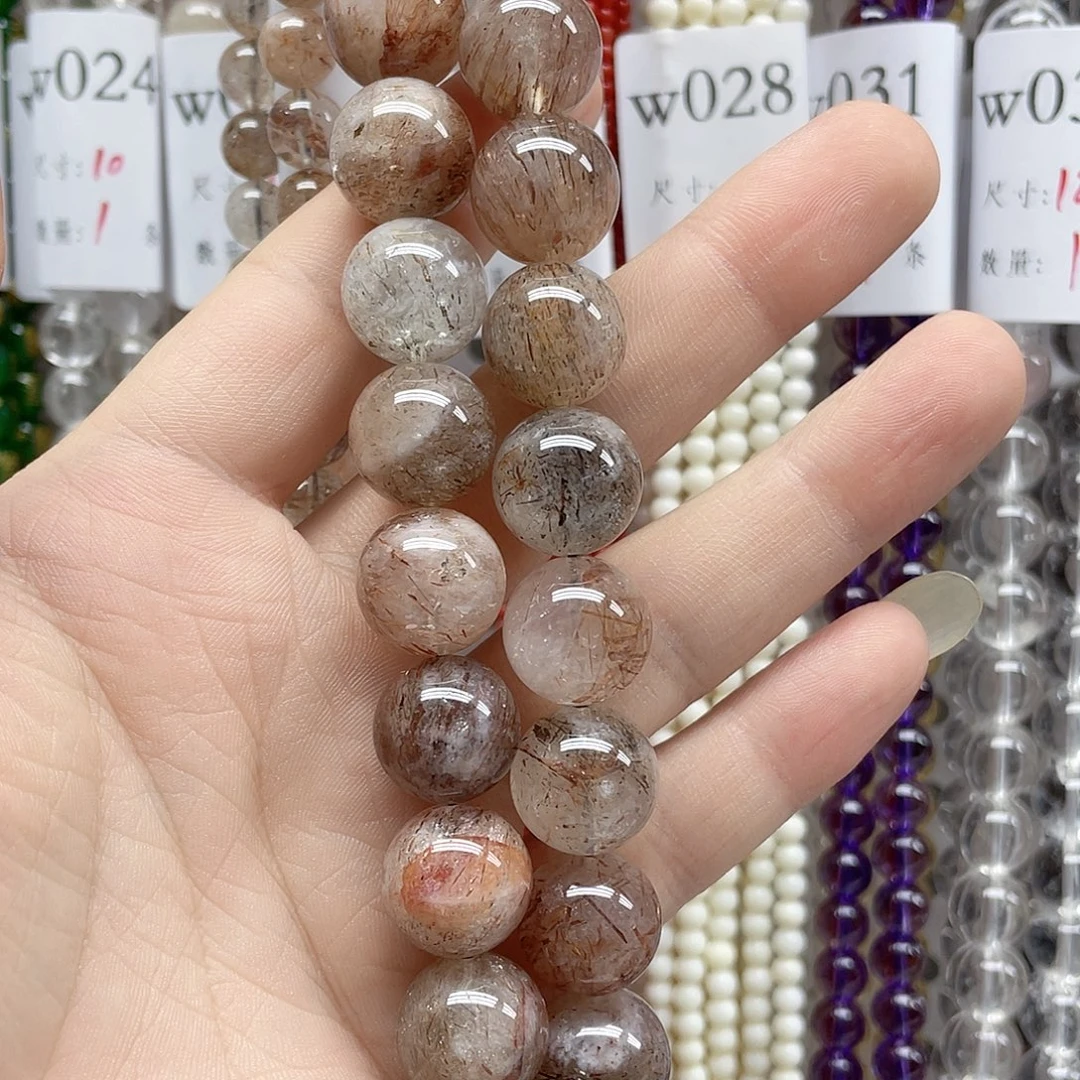 合金玛瑙/玉髓珠宝半成品15mm一条