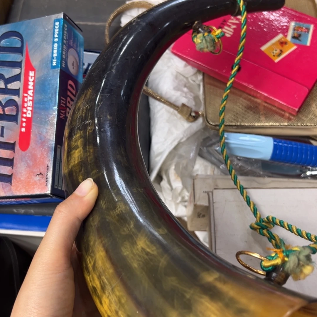 瓷片中古回流谨慎参拍 牛角制