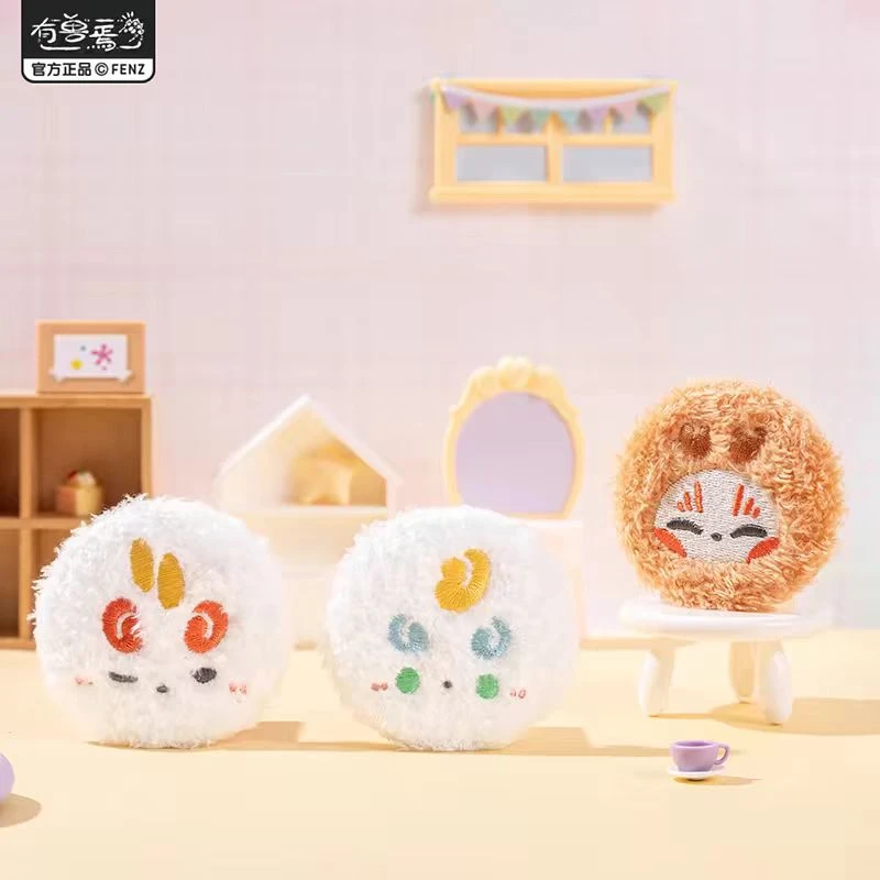 有兽焉《神兽守护》系列 刺绣 马口铁徽章 盲盒