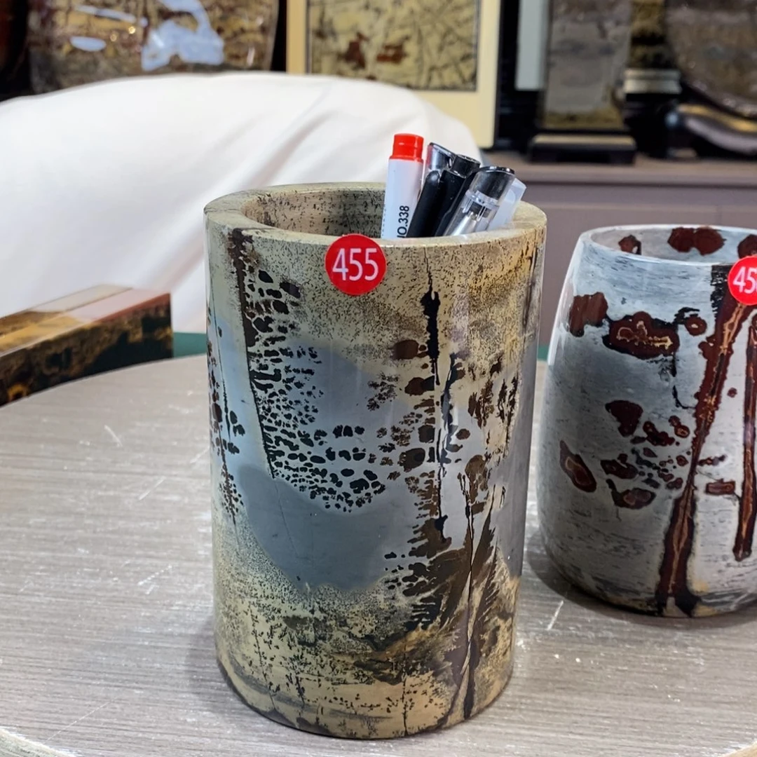 石材广西国画石草花石