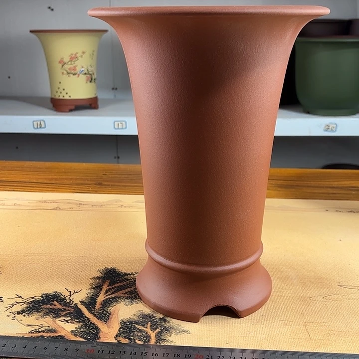 紫砂花盆紫砂兰花盆10