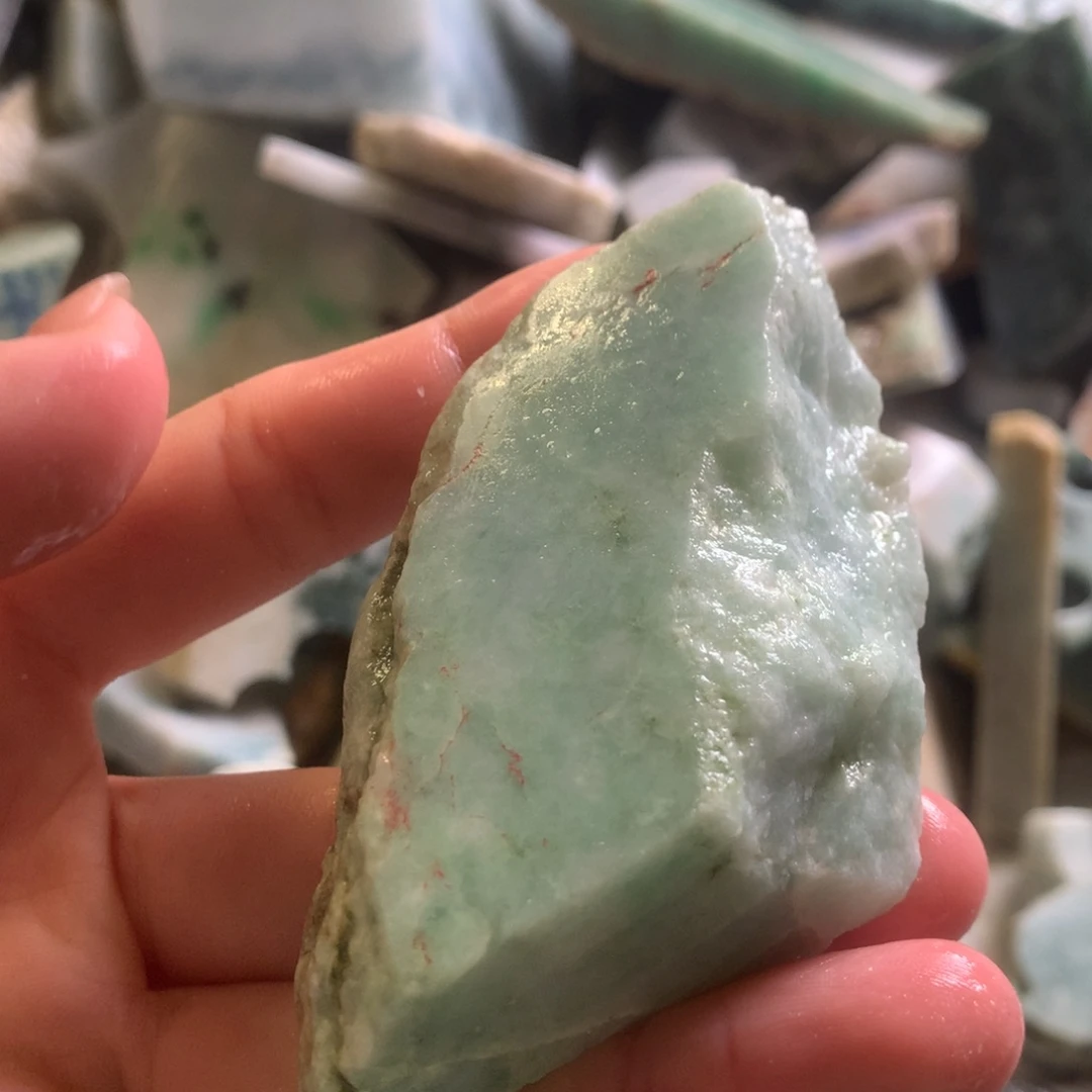 翡翠颈饰未镶嵌缅甸翡翠