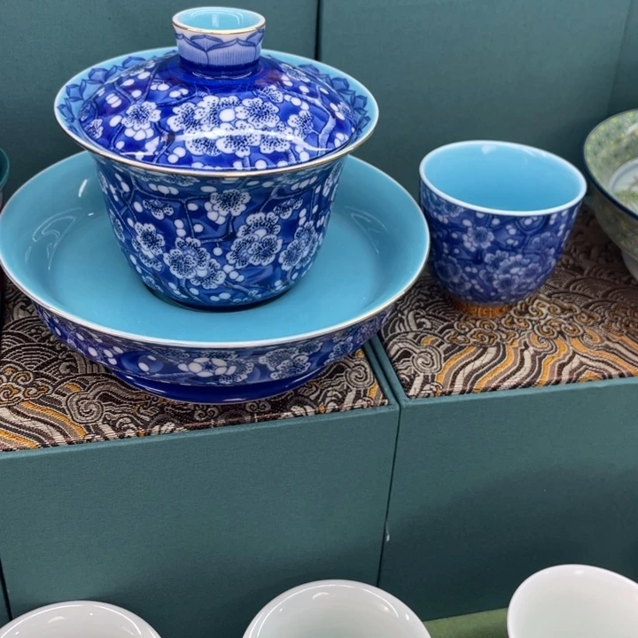 景德镇陶瓷盖碗茶具