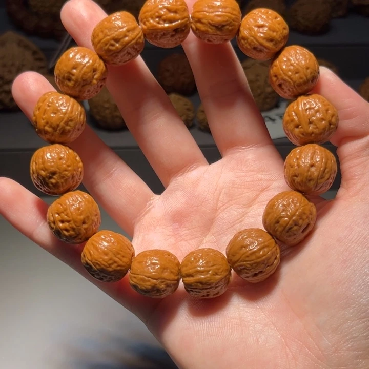 文玩核桃把件丸子手串650