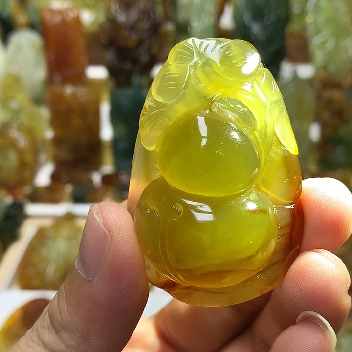 蛇纹石玉未镶嵌珠宝半成品