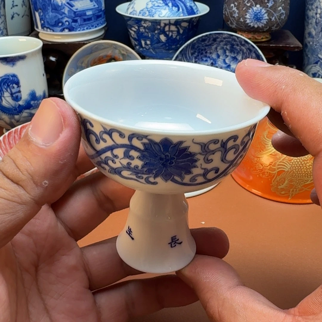 杯子景德镇全手工手绘陶瓷