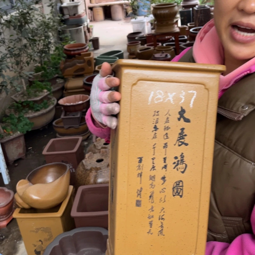 紫砂花盆盆景艺术