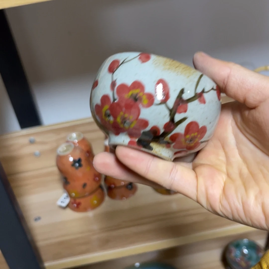 *****壶素浅陶瓷手工手绘