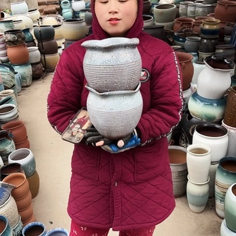 口19高19瑕疵盆子