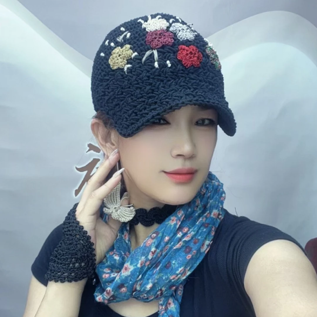 包头帽街头风洋气棒球帽春秋刺绣帽子秋冬加厚冬天百搭保暖帽女款