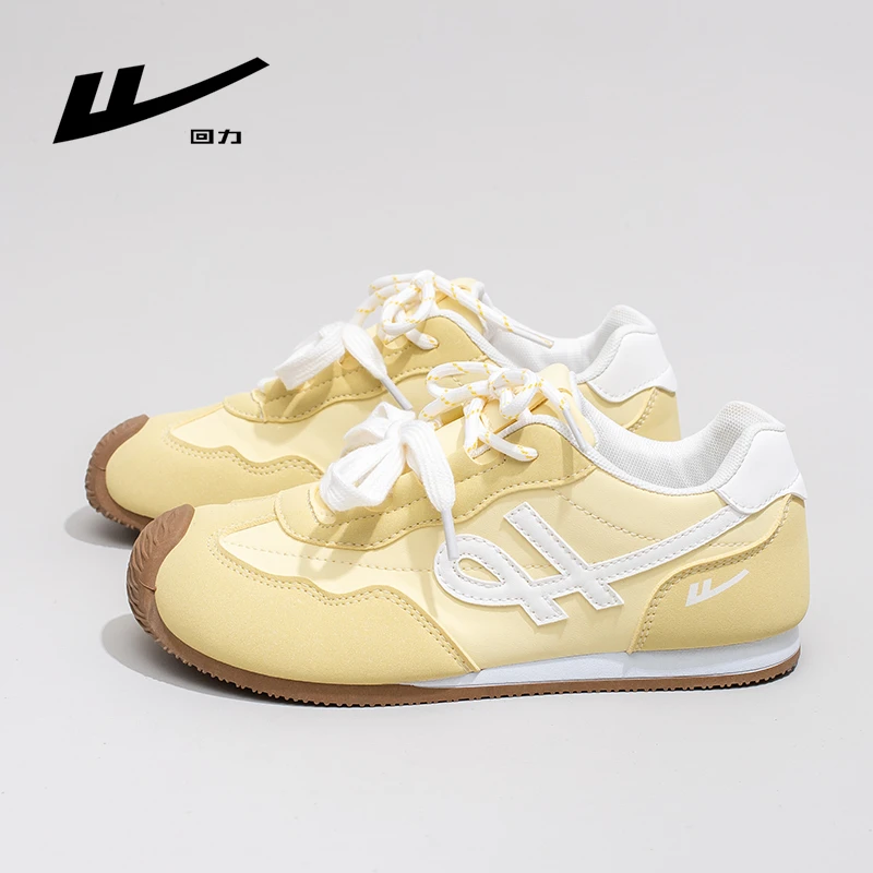 回力德训鞋女夏季透气复古休闲板鞋百搭学院风厚底运动鞋子ins潮