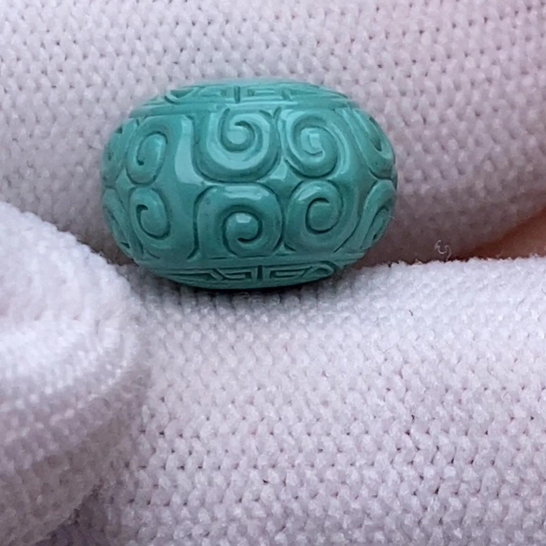 绿松石未镶嵌绿松石13.8mm