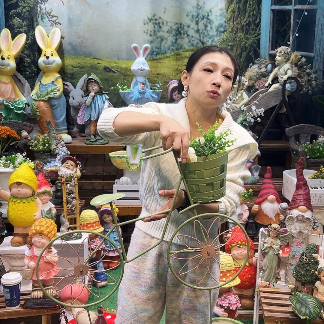 花园摆件红红火火