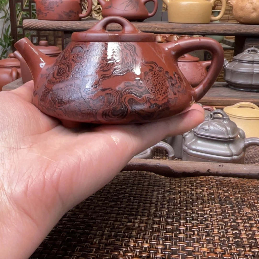 茶壶紫砂宜兴原矿紫砂手工制全220