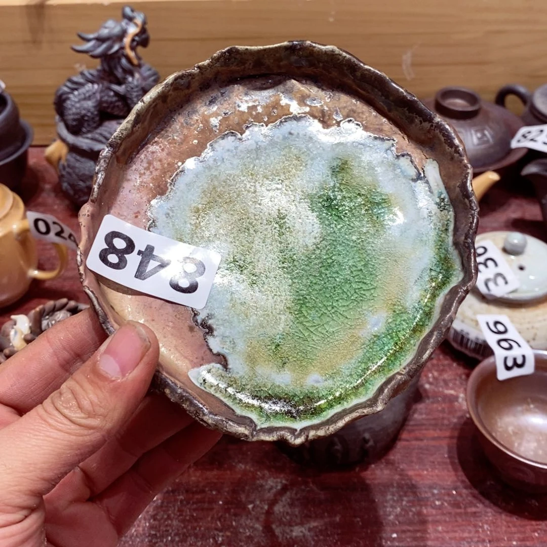 柴烧茶具陶瓷杯子