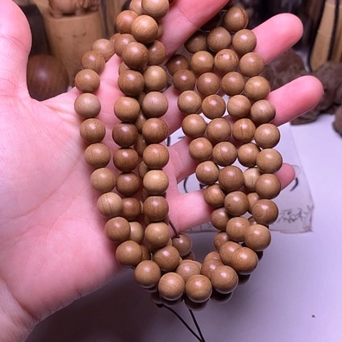檀香木手串/手链檀香1.0/108多圈顺纹