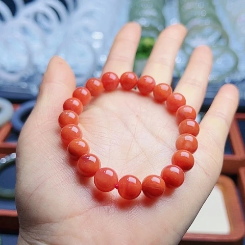南红玛瑙手串未镶嵌?****?
