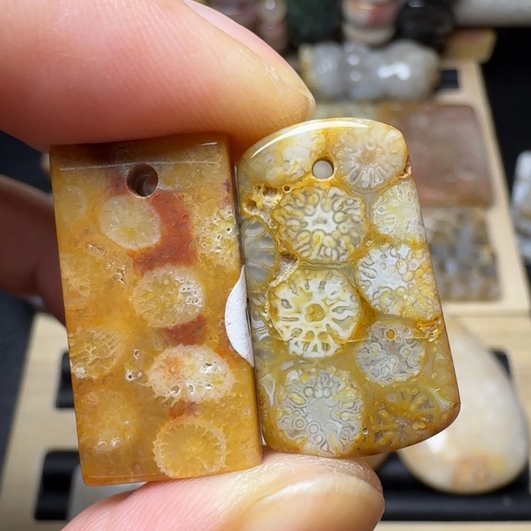 硅化玉未镶嵌纯天然色有机玉石保真色瑕疵特价不退换