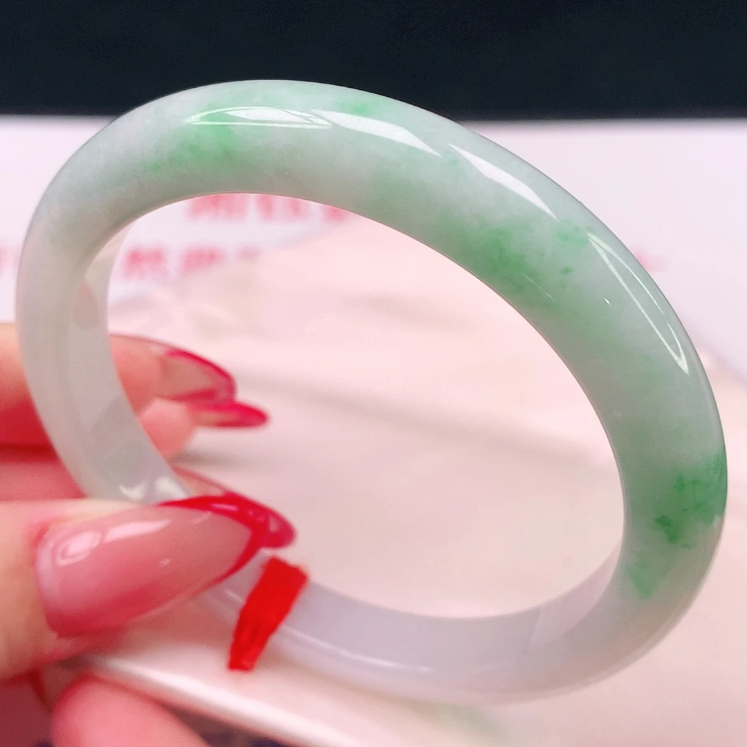 翡翠未镶嵌手镯天然翡翠5131