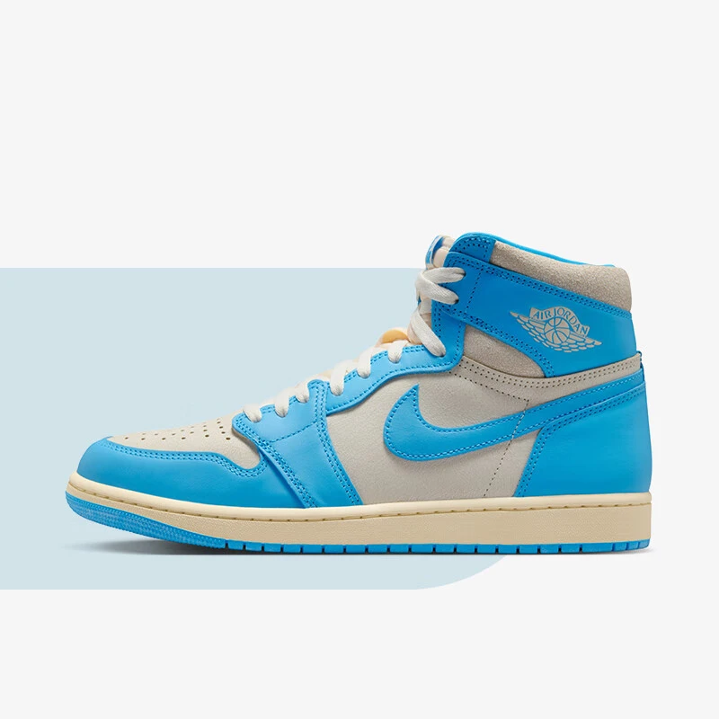 NIKE/耐克男子Air Jordan 1 High OG AJ1北卡蓝高帮板鞋DZ5485402