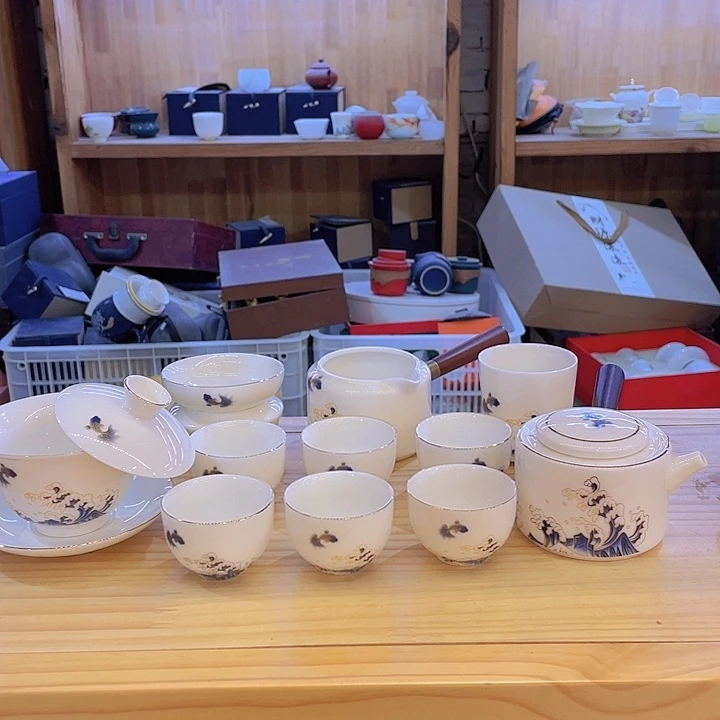 鱼跃龙门茶器套装